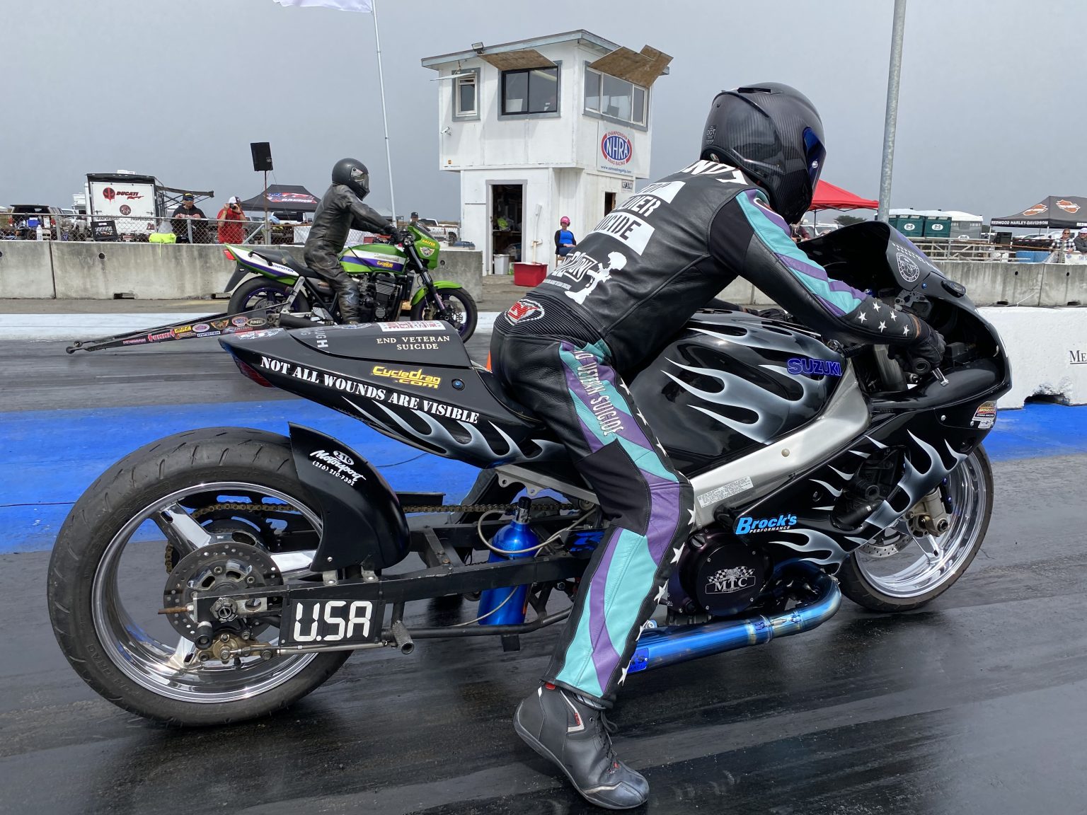 This Nitrous Gsxr Aims To Help Vets In Need Drag Bike News