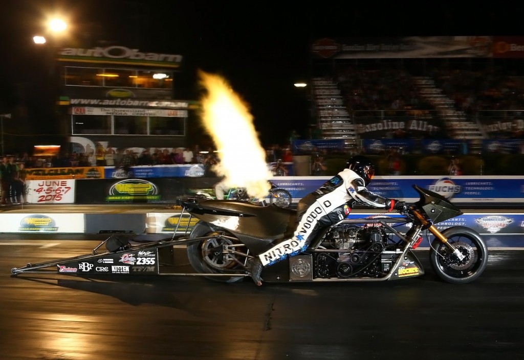 Nitro Voodoo Top Fuel Dragbike Takes the Gold at the Winternationals ...