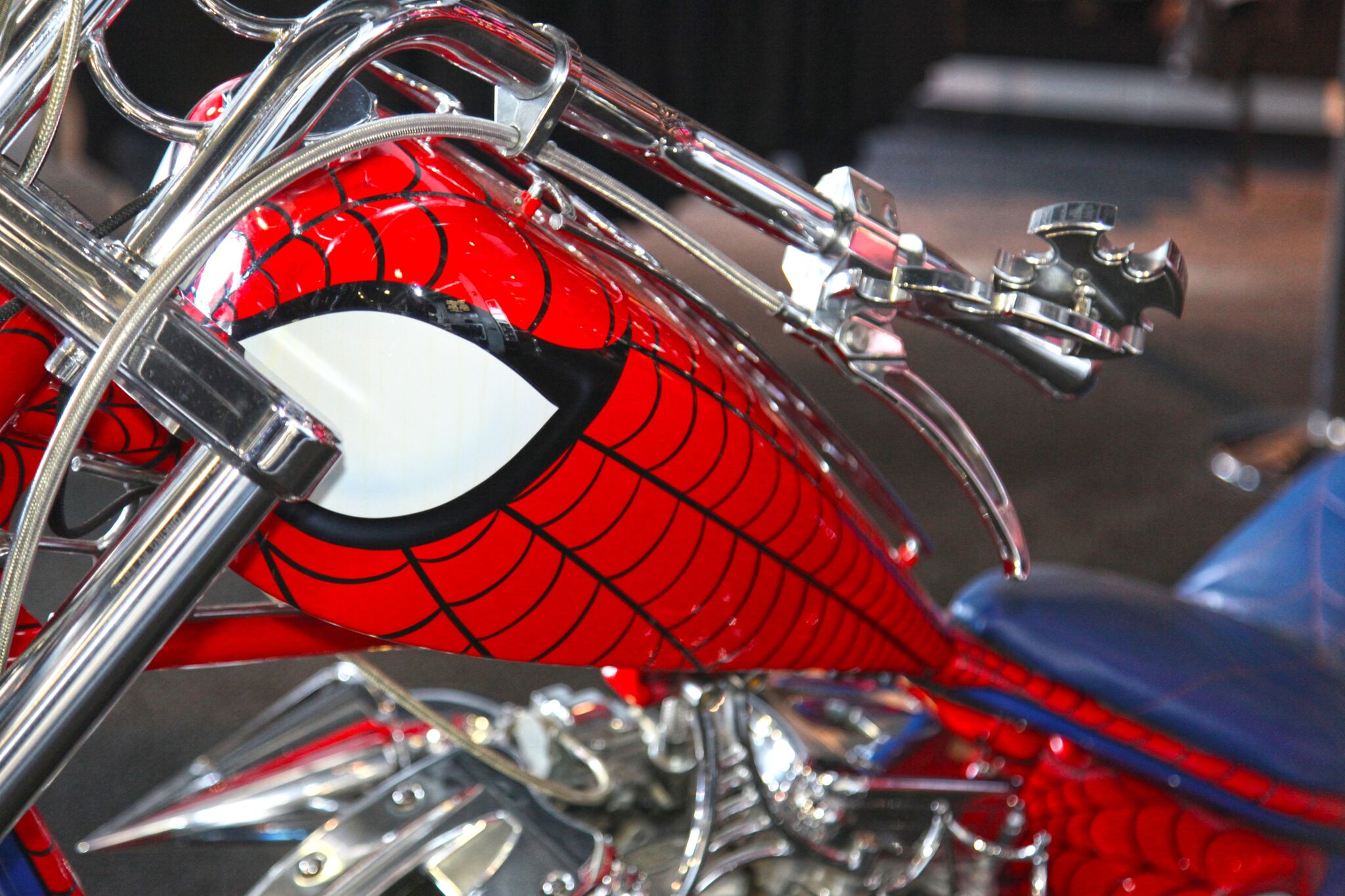 spiderman chopper bike