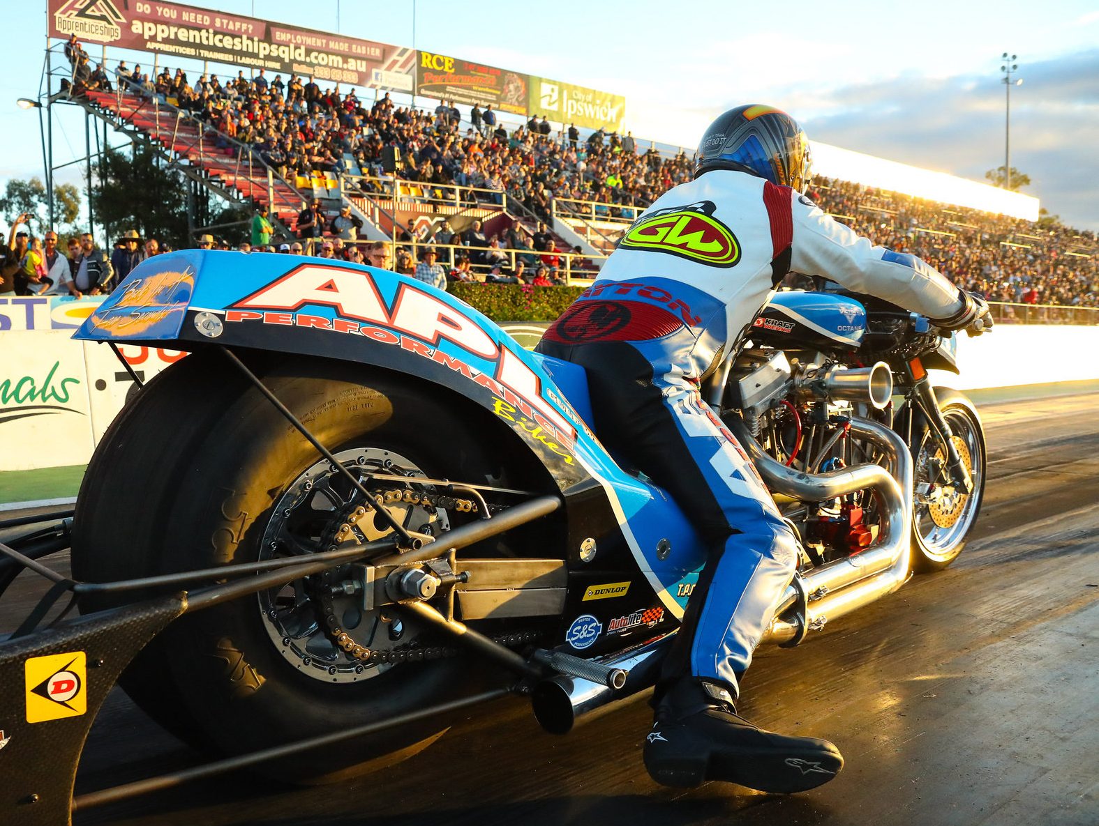 Australian Nitro  Harley Drag  Racer Adam Layton Selected A 