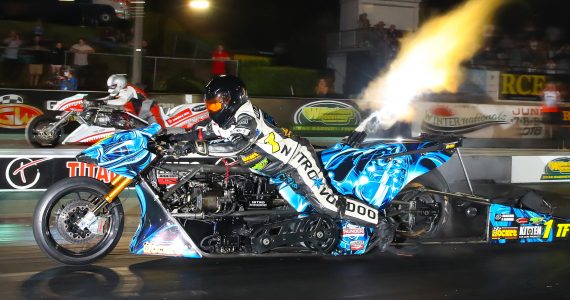 Alwine Racing Top Fuel Motorcycle Debut at PRI – Dragbike News