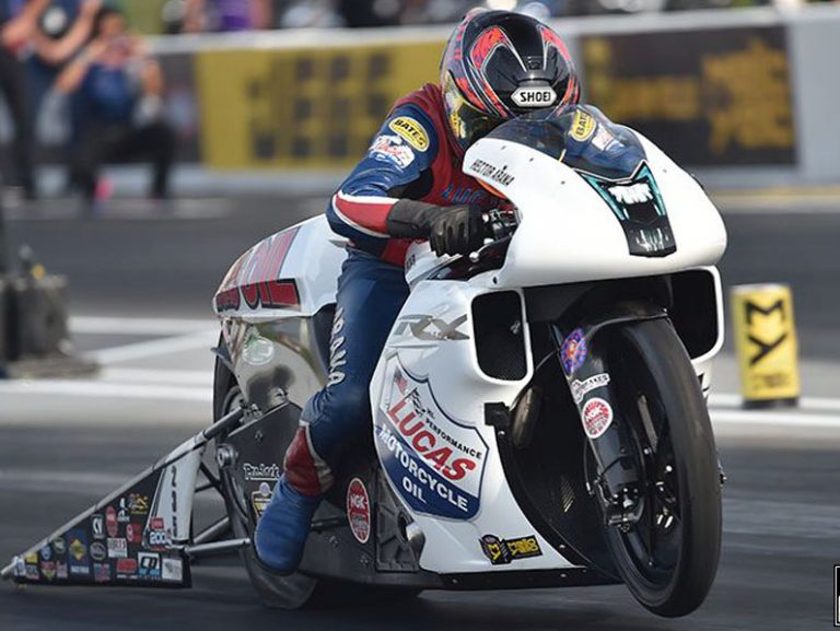 Pro Stock Motorcycle Team Arana Battles The Rain At Norwalk Drag Bike