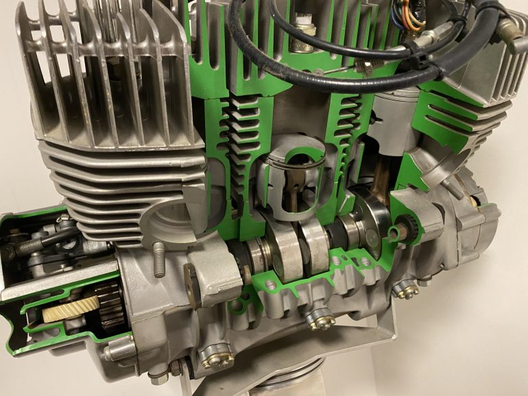 Looking Inside a Kawasaki H1 500 Triple Engine Drag Bike News