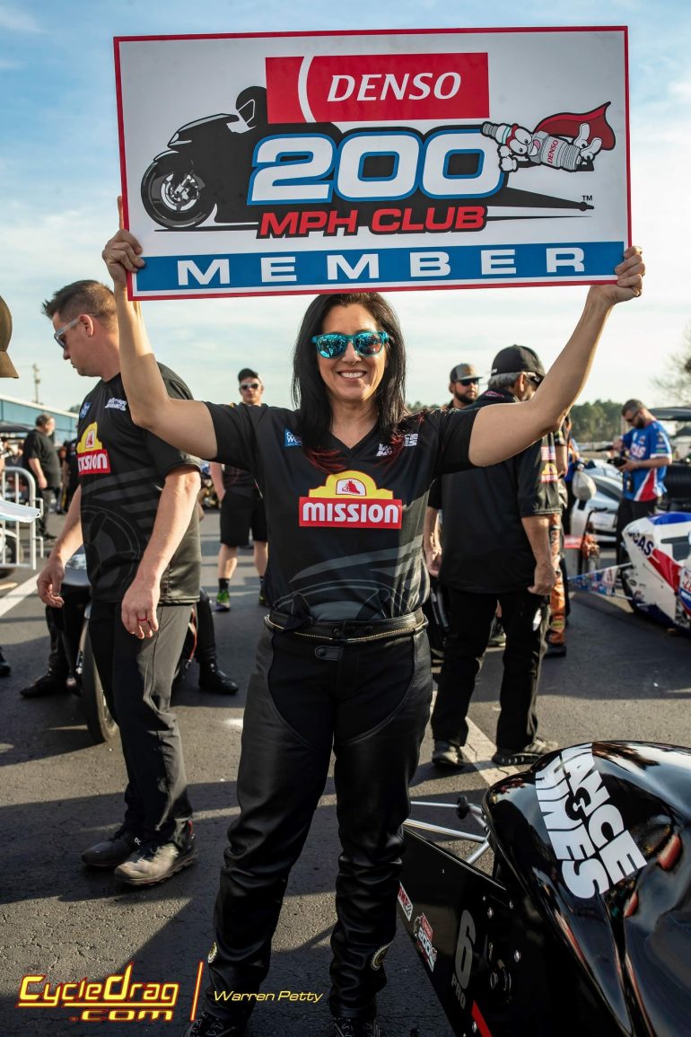 Angelle Sampey First 200 MPH PSM Suzuki Racer Drag Bike News