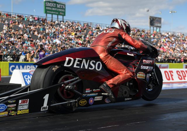 Matt Smith Wins Mile High Nationals on “Red Rocket” Buell – Drag Bike News