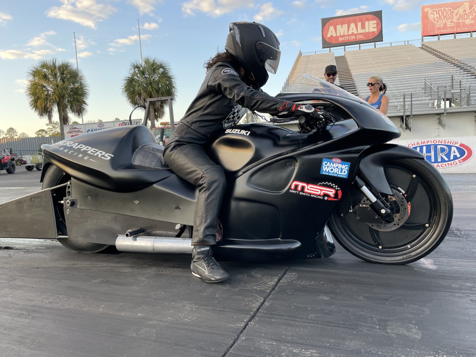 Jianna Salinas Evaristo Continues Rapid Pro Stock Motorcycle Improvement Drag Bike News 6598