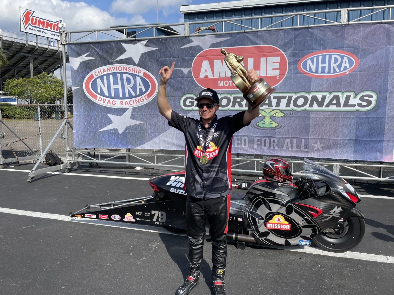 Gaige Herrera Wins His Vance & Hines NHRA Debut – Drag Bike News