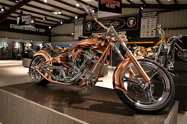 Motorcycles as Art Display