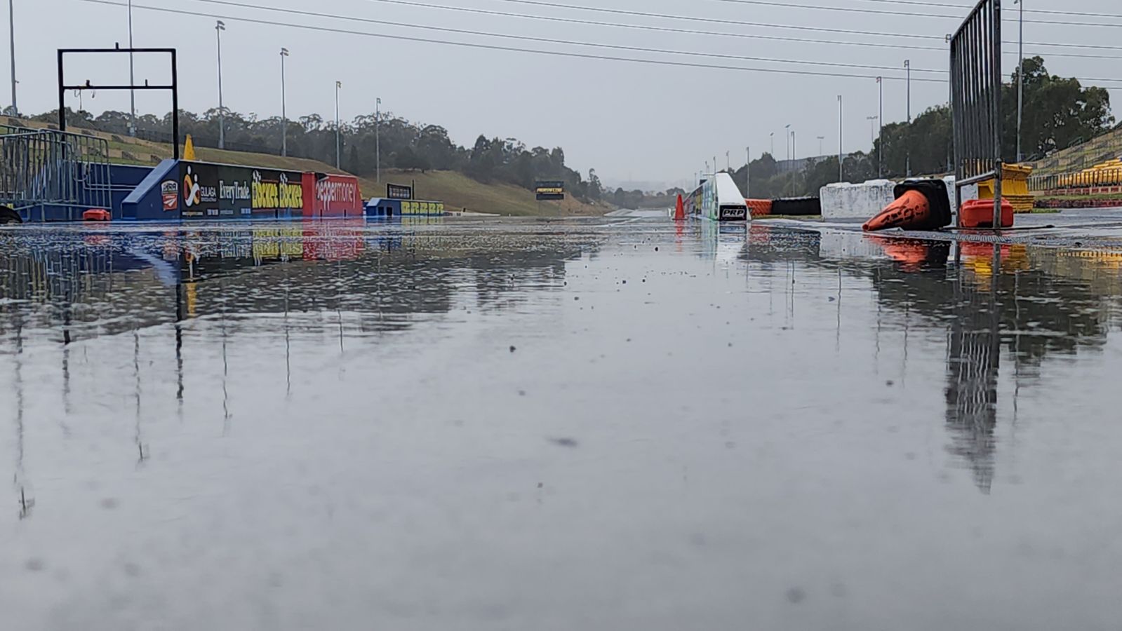 Rain at Sydney Dragway